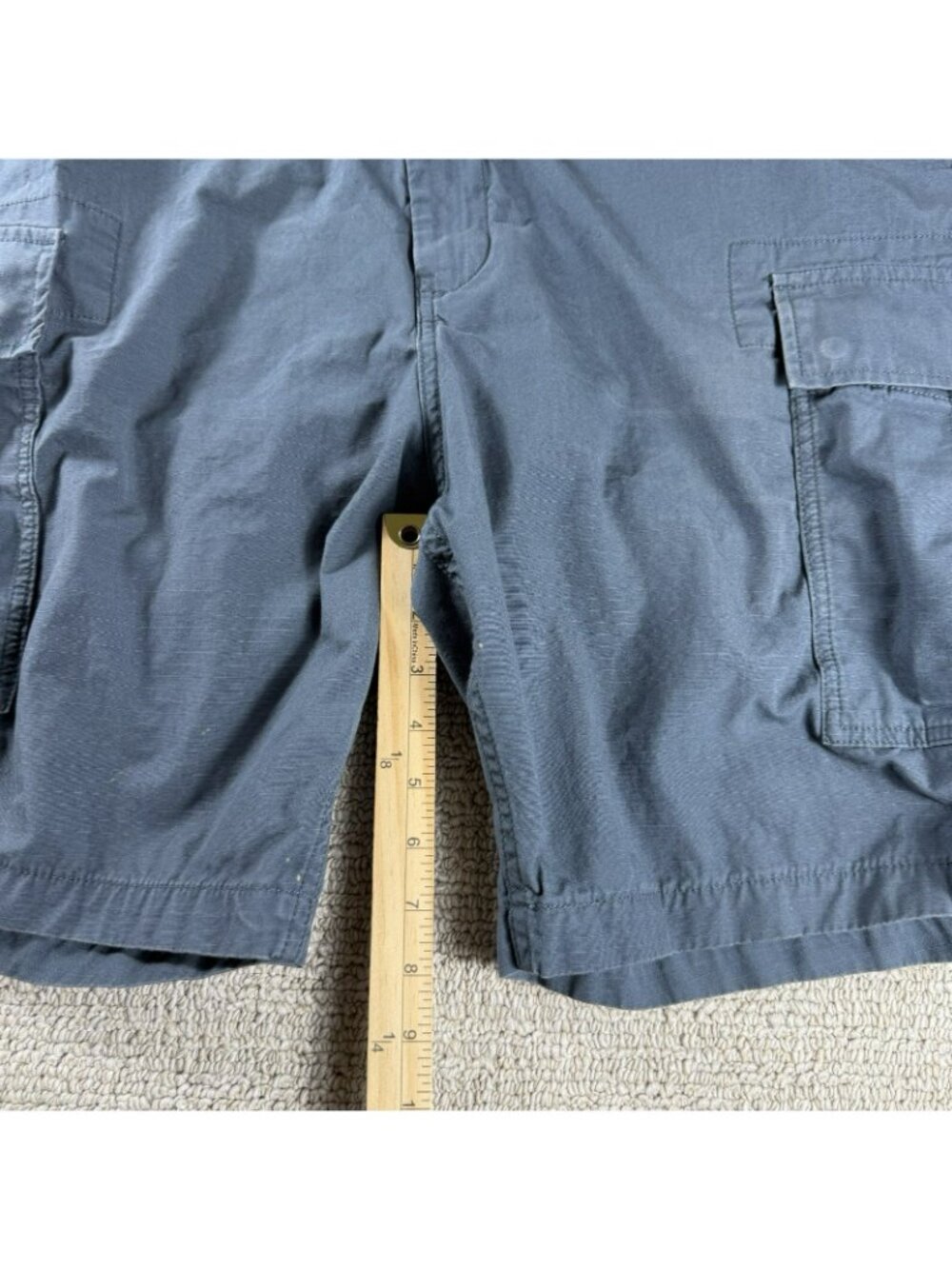 Levi's Pocket Ripstop Cargo Shorts Blue Hiking Fishing Men's Size 42 x 8 - Picture 5 of 8
